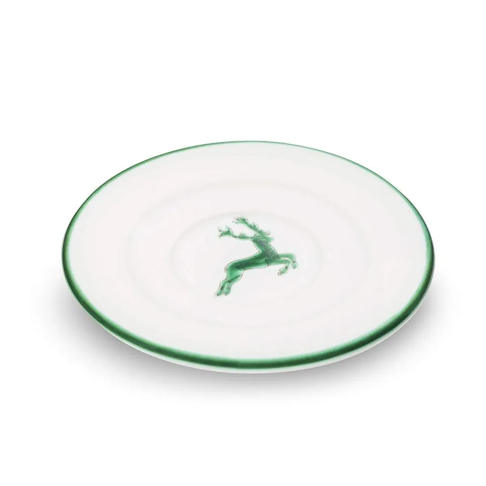 gmundner-keramik-unterteller-espresso-gourmet-11-cm-gr-ner-hirsch image 1