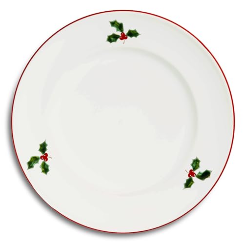 gmundner-keramik-winterbeere-rubinroter-rand-dessertteller-gourmet-22-cm-handgem image 4