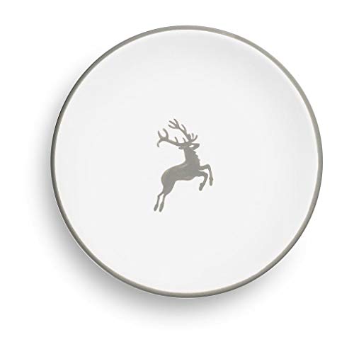 gmundner-keramik-unterteller-f-r-mokkatasse-11-cm-grauer-hirsch-handgemacht-in-s image 4