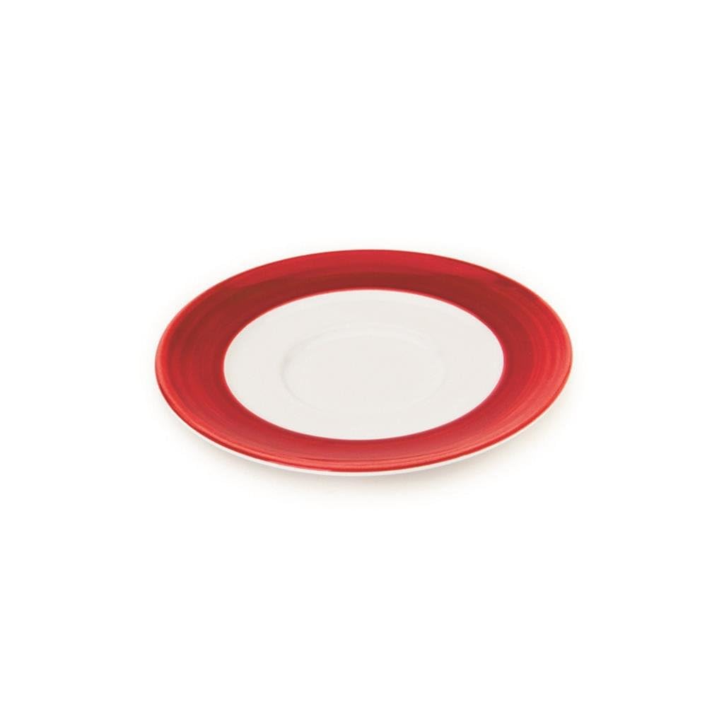 gmundner-keramik-untertasse-kaffee-gourmet-16-cm-variation-rubinrot image 1