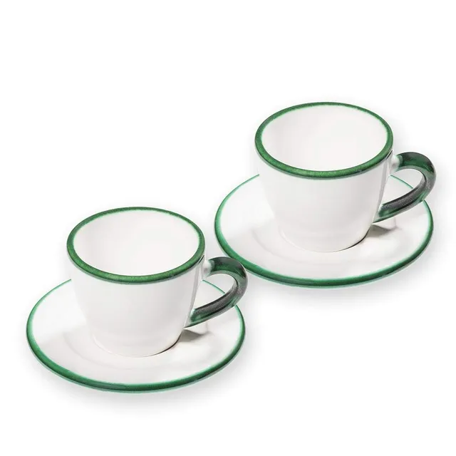 gmundner-keramik-gr-ner-rand-espresso-for-you-gourmet-kaffeeset-4-teilig image 1