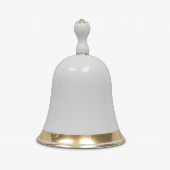 augarten-tischglocke-habsburg-mit-golddekor-elisabeth-wiener-porzellan image 1