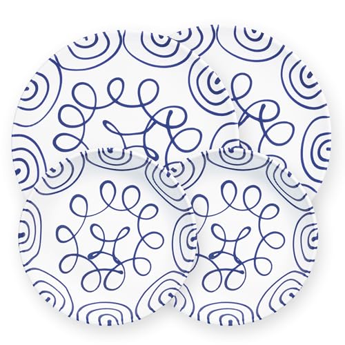 gmundner-keramik-dunkelblaugeflammt-dinner-f-r-2-cup-geschirrset image 2
