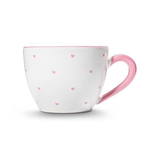 gmundner-keramik-teetasse-maxima-herzerl-rosa-0-4-liter-handgemacht-in-sterreich image 7