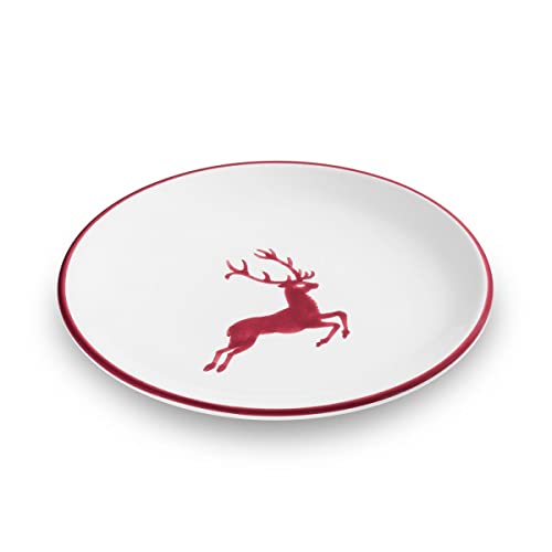gmundner-keramik-bordeauxroter-hirsch-dessertteller-coup-20-cm-20cm-20-cm-3-stfc image 2