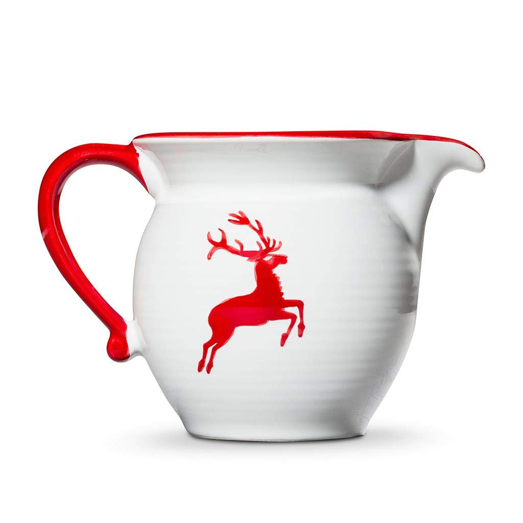 gmundner-keramik-milchgie-er-glatt-0-5-liter-rubinroter-hirsch-handgemacht-in-st image 4
