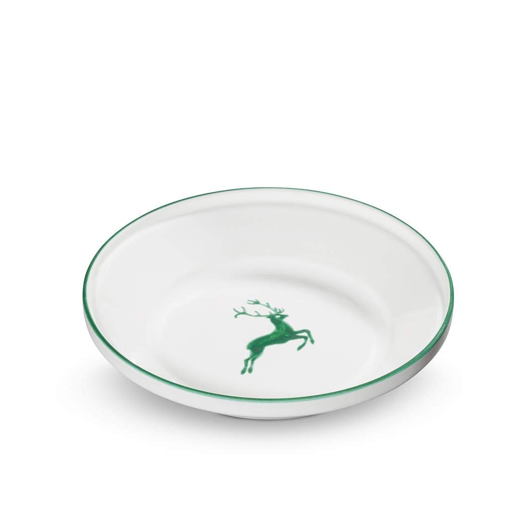 gmundner-keramik-reifsch-ssel-ohne-henkel-28-cm-gr-ner-hirsch-sch-ssel-handgemac image 1