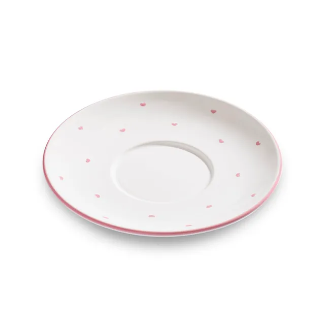 gmundner-keramik-herzerl-rosa-unterteller-maxima-18-cm image 1