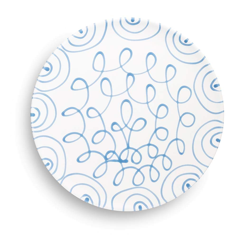 gmundner-keramik-platzteller-32-cm-blaugeflammt image 2