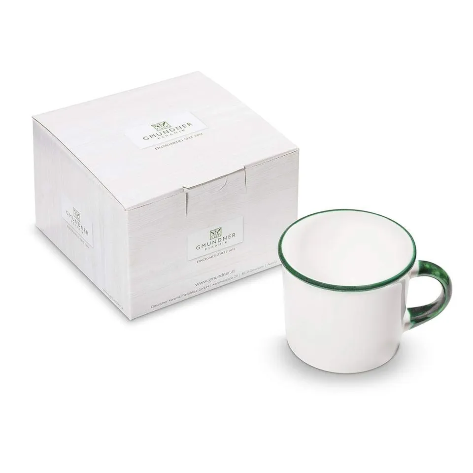 gmundner-keramik-kaffeeh-ferl-glatt-0-24-liter-gr-ner-rand image 1