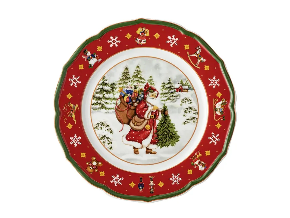 hutschenreuther-happy-wintertime-teller-flach-22-cm-porzellan image 1