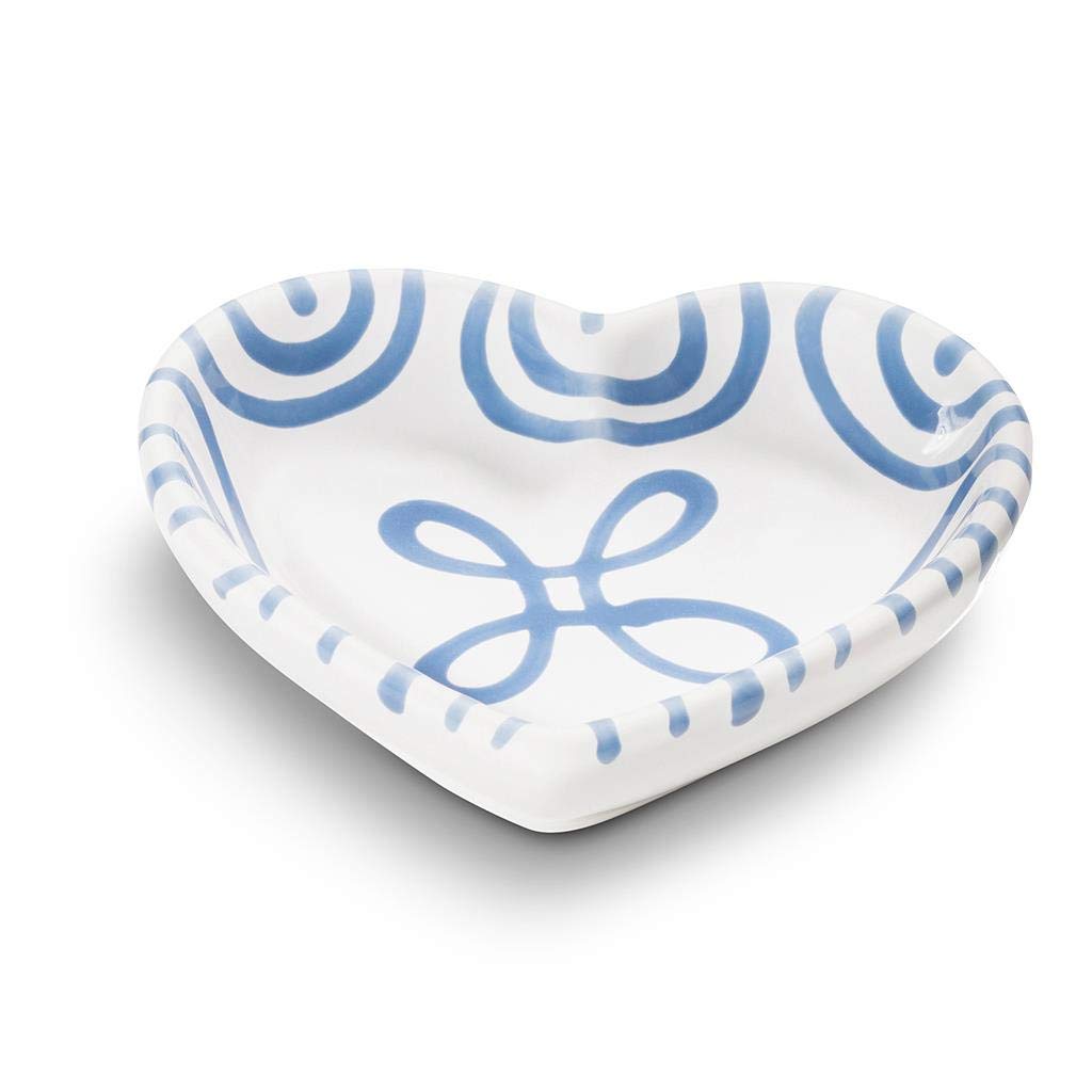 gmundner-keramik-blaugeflammt-herzschale-8-8-x-10-cm image 1