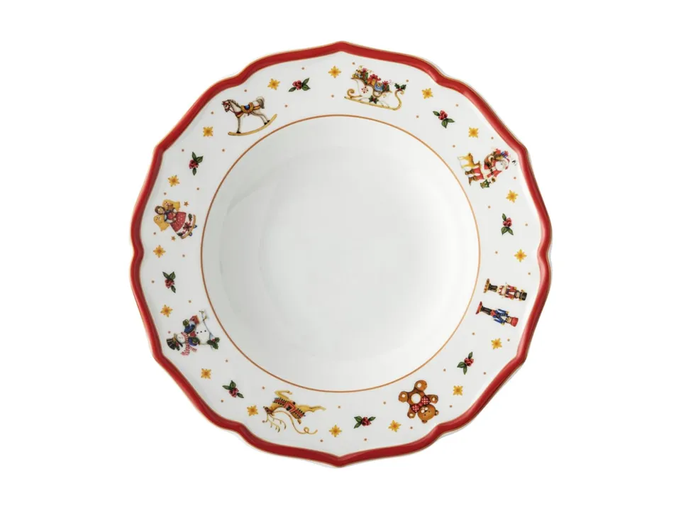hutschenreuther-happy-wintertime-teller-tief-23-6-cm-porzellan-mehrfarbig image 1