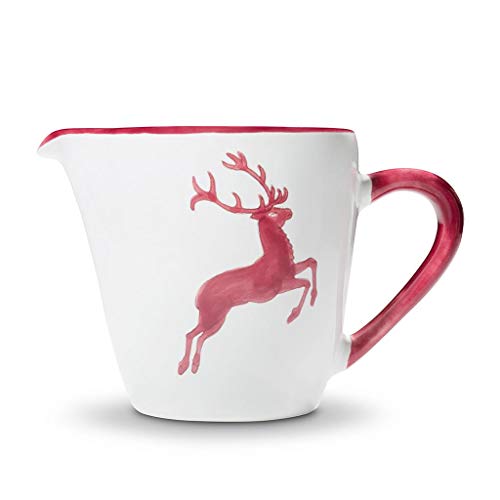 gmundner-keramik-milchgie-er-gourmet-0-2-liter-dekor-bordeauxroter-hirsch-handge image 5