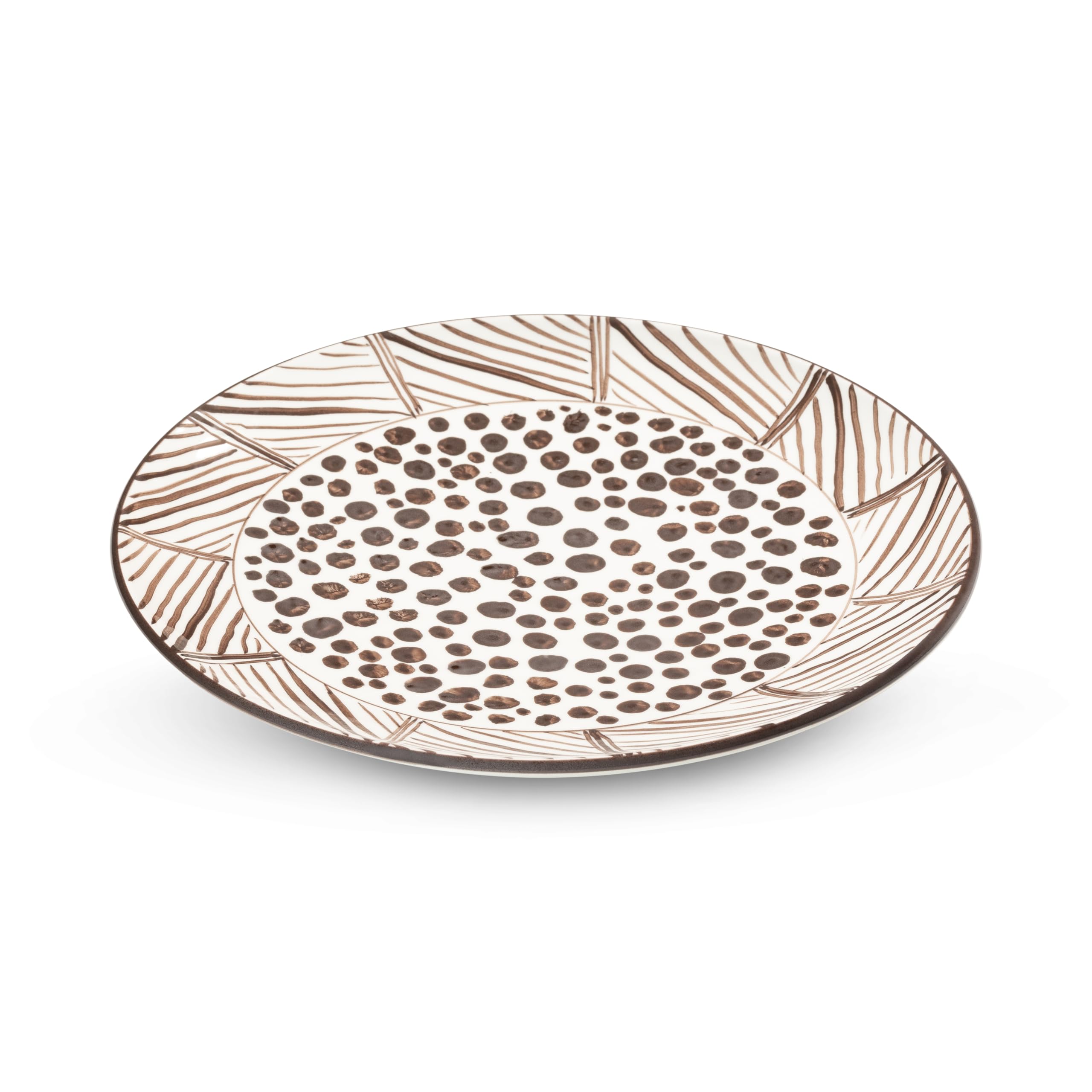 gmundner-keramik-afrika-edition-braun-speiseteller-cup-25-cm-handgemacht-in-ster image 1