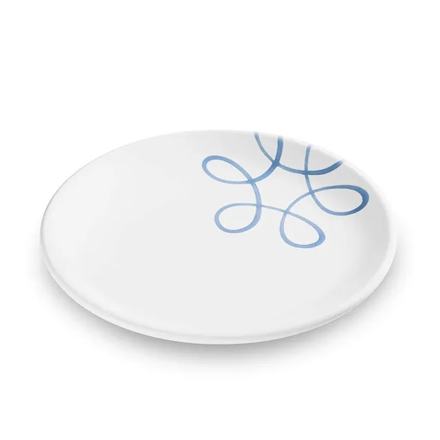 gmundner-keramik-dessertteller-cup-pur-geflammt-blau-20-cm-handgemacht-in-sterre image 1