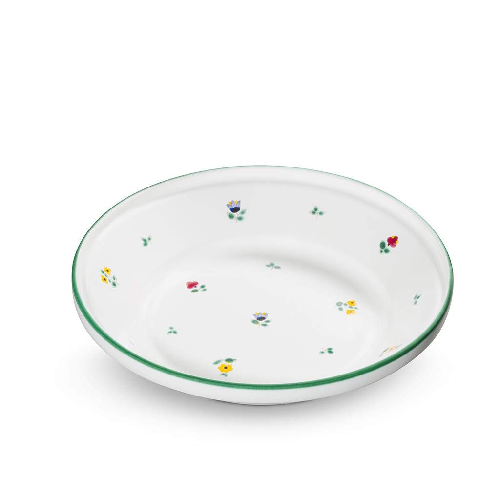 gmundner-keramik-reifsch-ssel-ohne-henkel-28-cm-streublumen-sch-ssel-handgemacht image 1