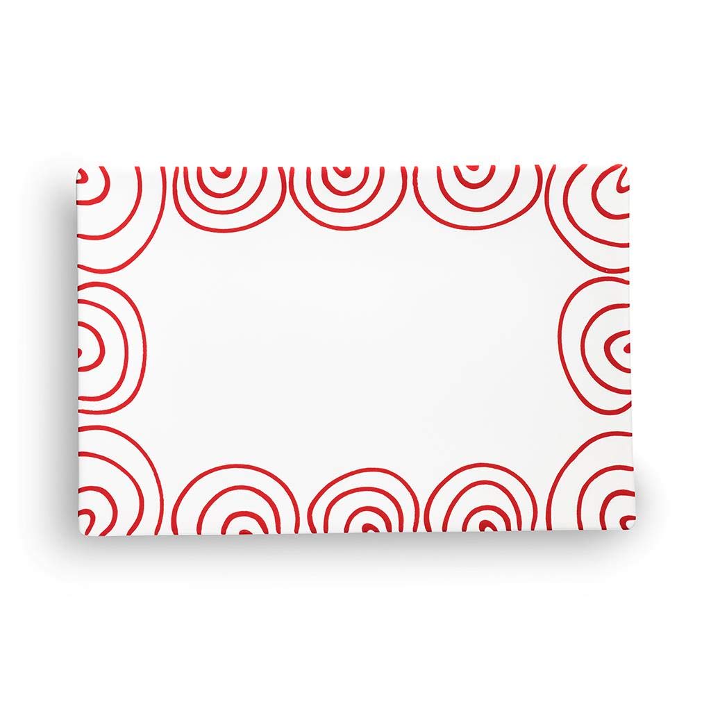 gmundner-keramik-platte-rechteckig-30x20x2-5-cm-rotgeflammt-handgemacht-in-sterr image 2