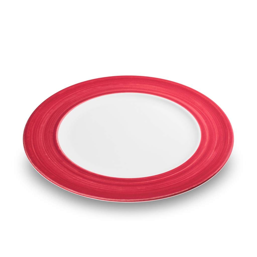 gmundner-keramik-dessertteller-gourmet-22-cm-variation-bordeauxrot-handgemacht-i image 1