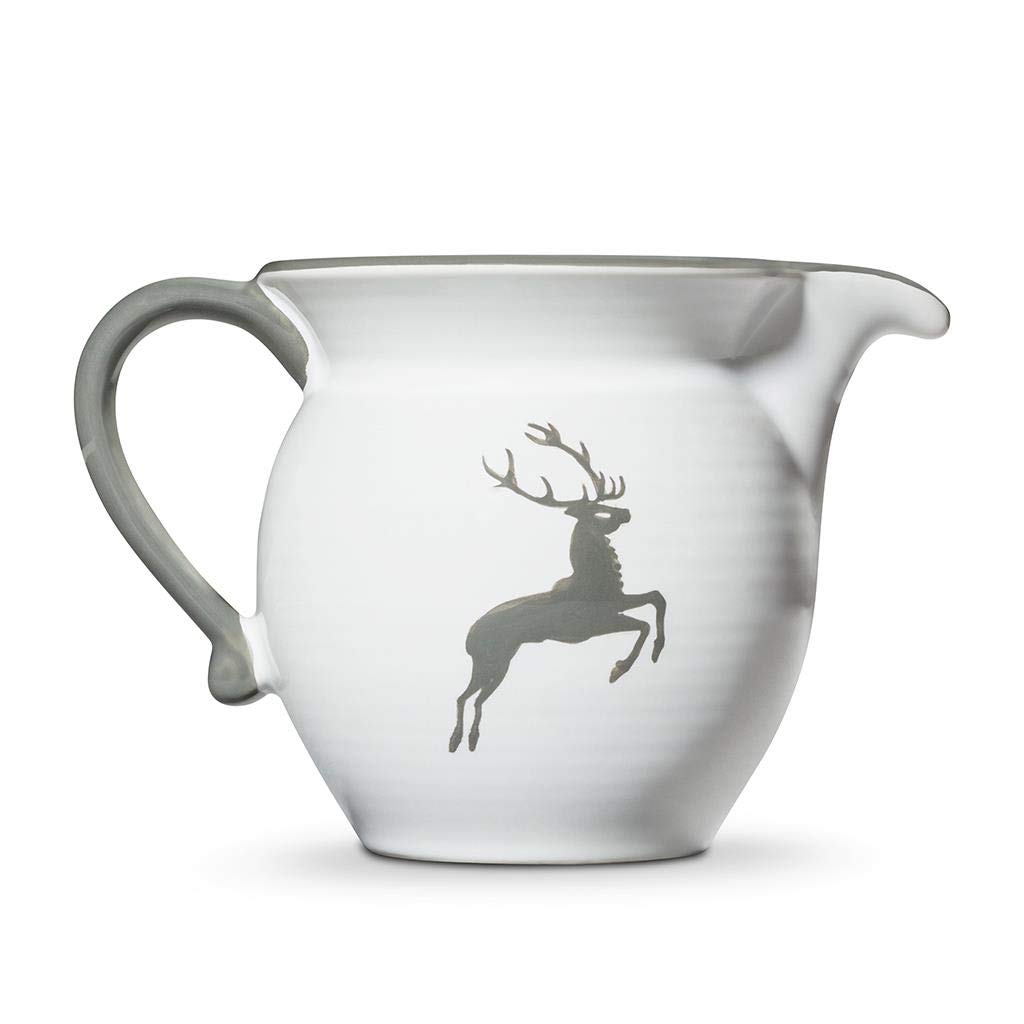 gmundner-keramik-milchgie-er-glatt-0-5-liter-grauer-hirsch image 4