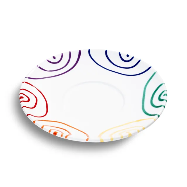 gmundner-keramik-unterteller-teetasse-maxima-18-cm-regenbogen-handgemacht-in-ste image 1