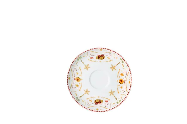 hutschenreuther-christmas-love-kombi-untertasse-16-4-cm-porzellan-rot-beige image 1