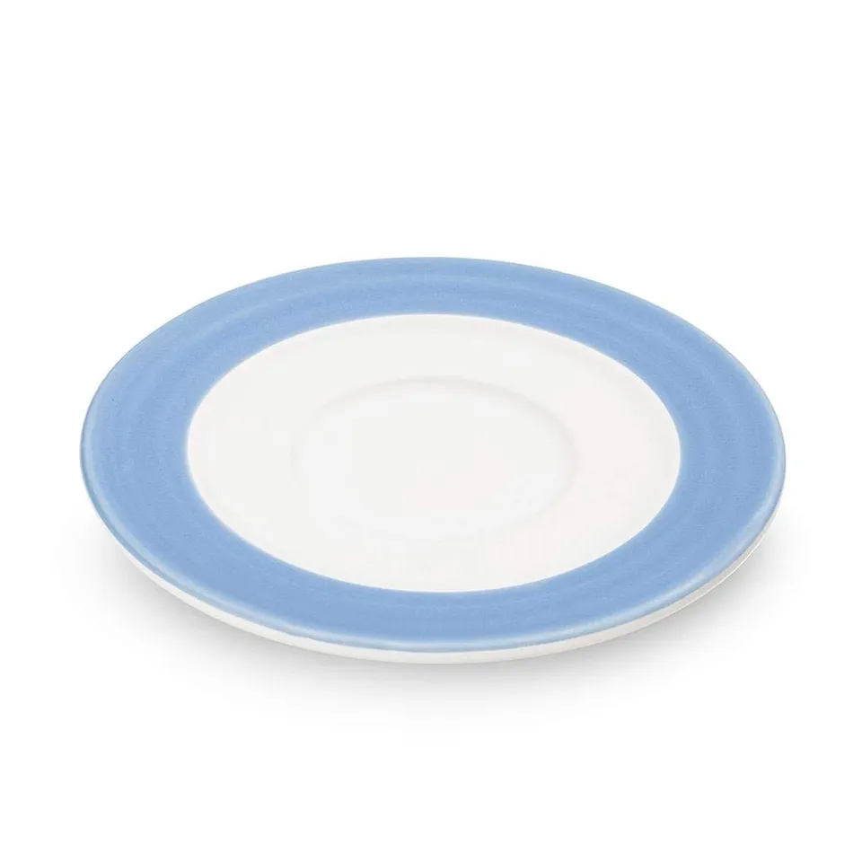 gmundner-keramik-unterteller-kaffee-gourmet-16-cm-variation-blau image 1