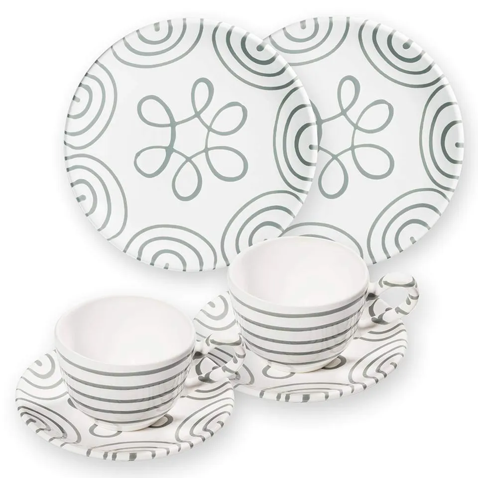 gmundner-keramik-fr-hst-cksgeschirr-set-breakfast-for-two-classic-graugeflammt-6 image 1