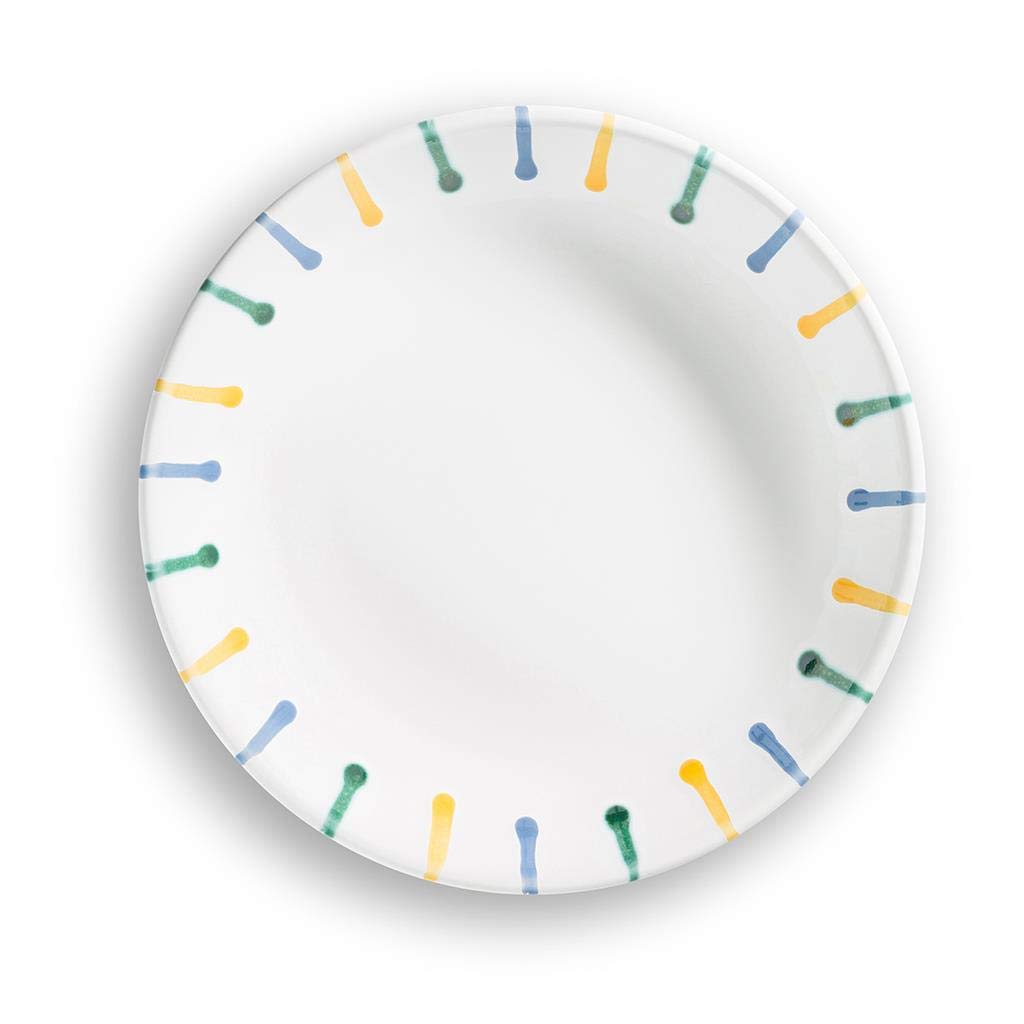 gmundner-keramik-buntgeflammt-suppenteller-cup-20-cm image 2