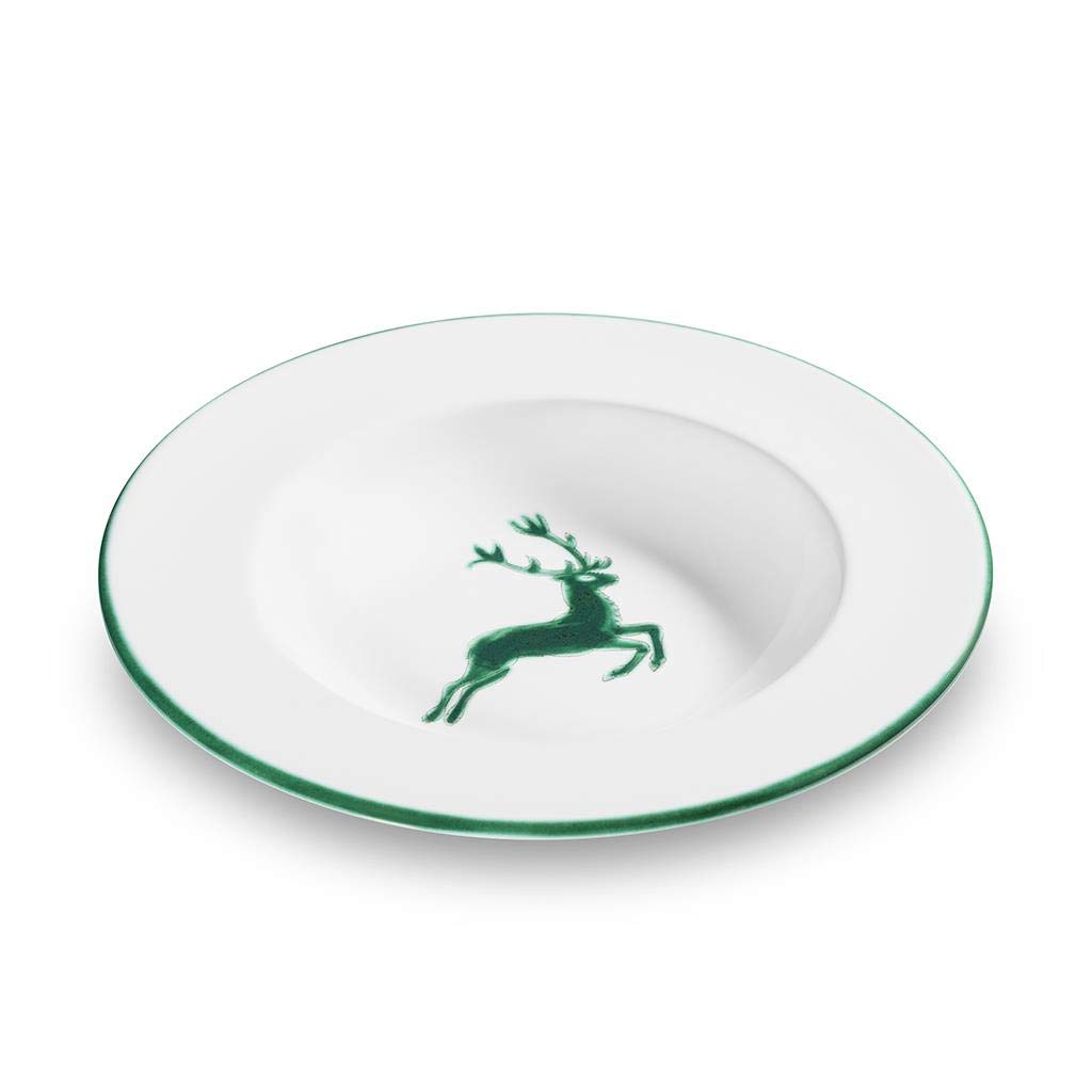 gmundner-keramik-suppenteller-gourmet-24-cm-bordeauxroter-hirsch image 4