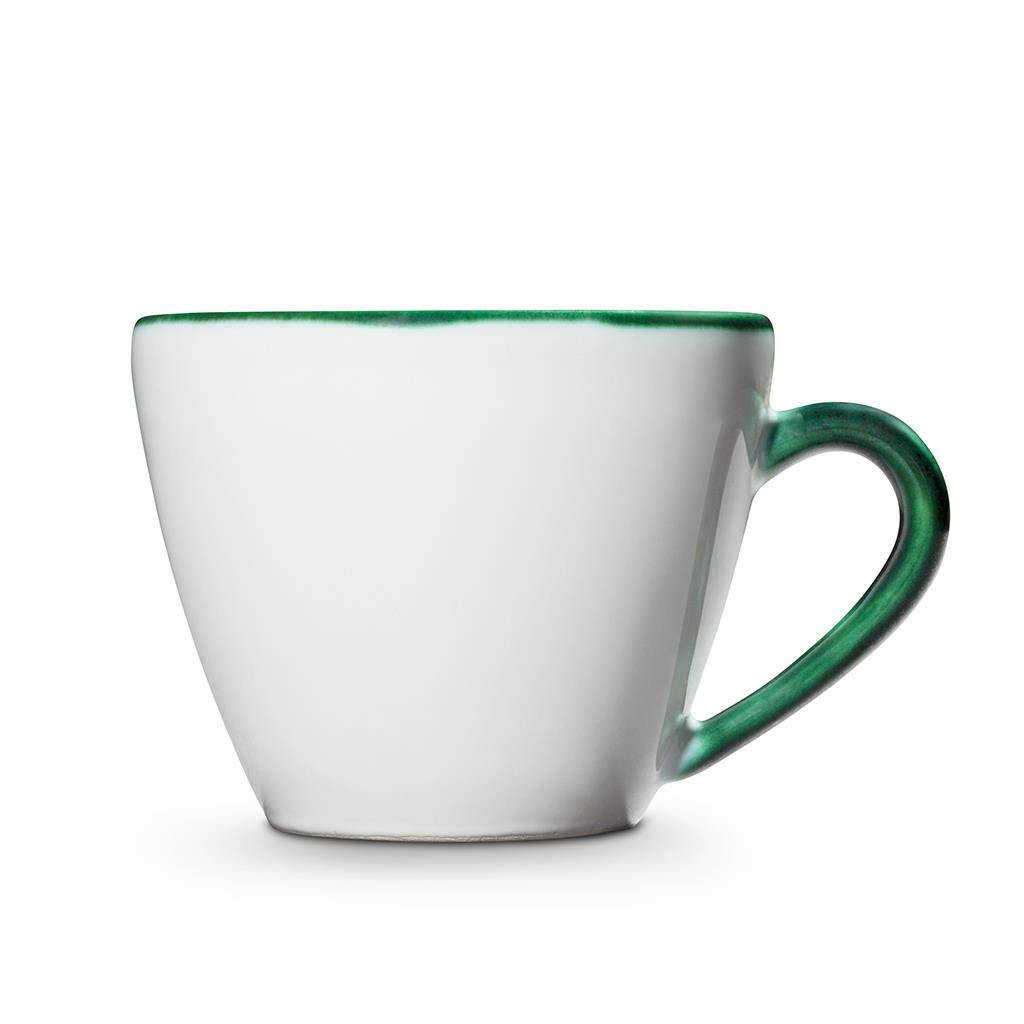 gmundner-keramik-cappuccino-tasse-gourmet-0-16-liter-gr-ner-rand image 2
