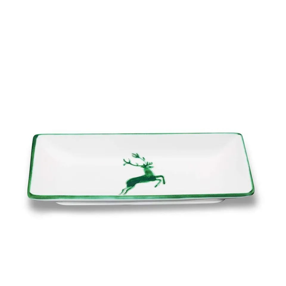 gmundner-keramik-gr-ner-hirsch-snackschale-22-x-11-cm-handgemacht-in-sterreich image 1