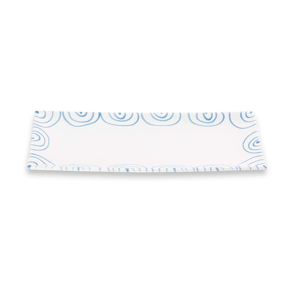 gmundner-keramik-platte-rechteckig-36-15-cm-blaugeflammt image 1