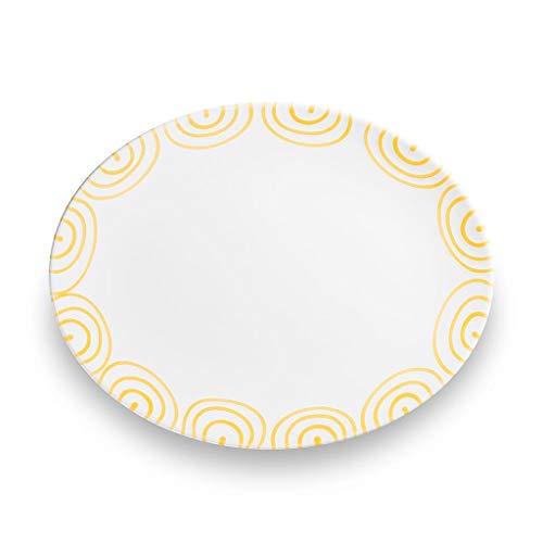 gmundner-keramik-platte-oval-gelbgeflammt-33-x-26-x-2-5-cm-handgemacht-in-sterre image 4