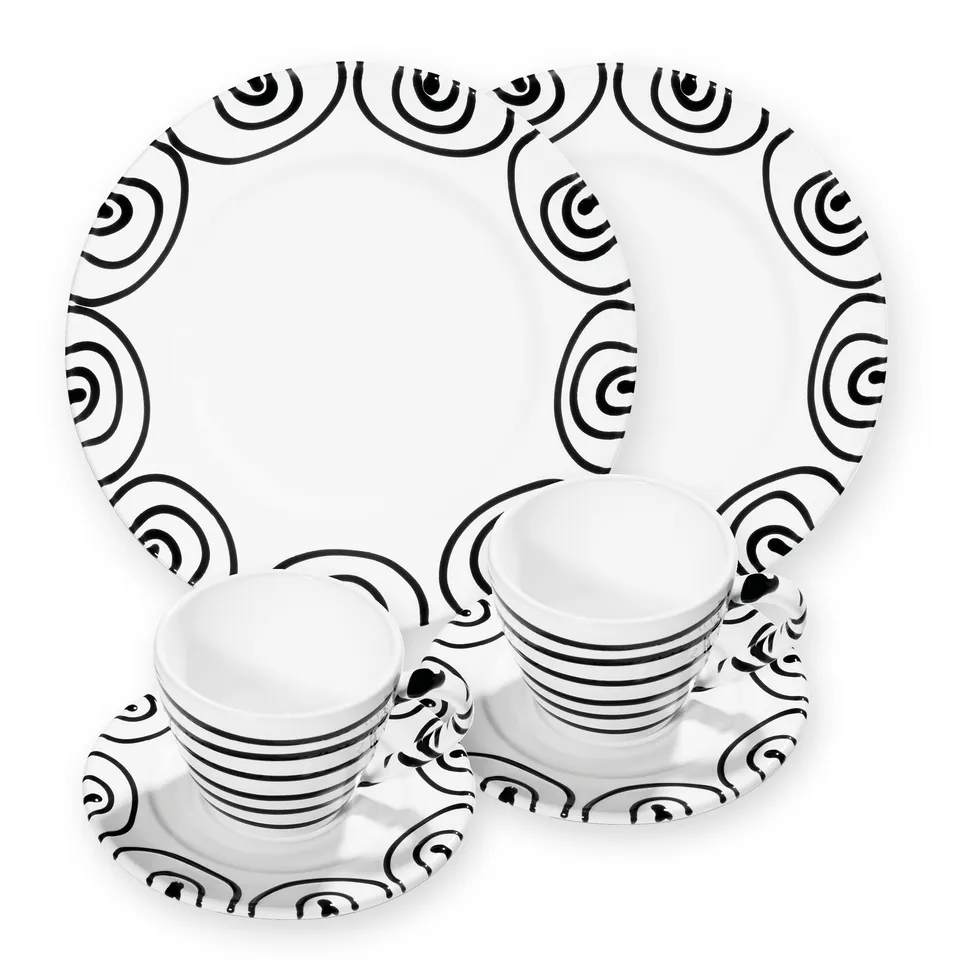 gmundner-keramik-fr-hst-ck-set-f-r-2-gourmet-schwarzgeflammt image 1