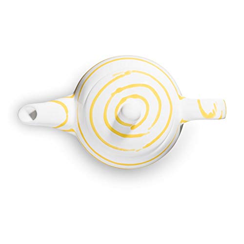 gmundner-keramik-teekanne-glatt-0-5-liter-gelbgeflammt image 6