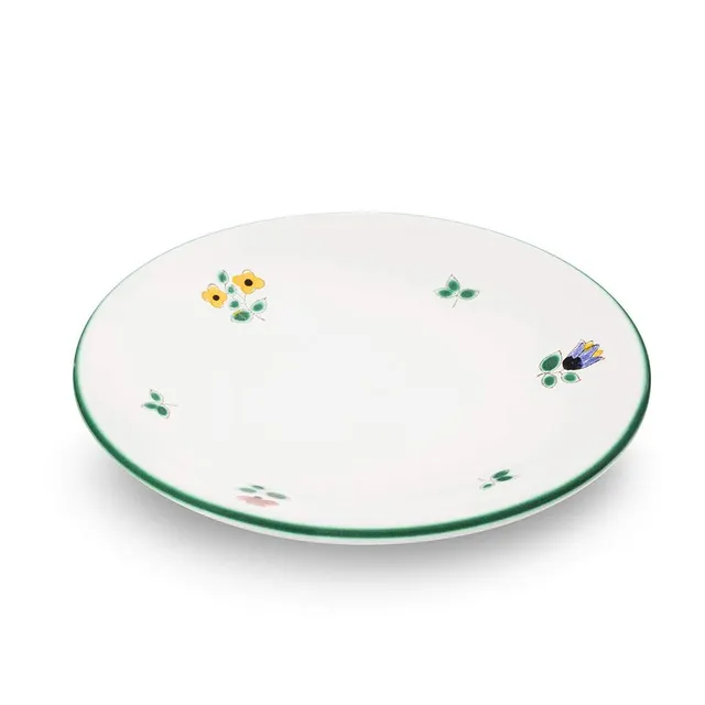 gmundner-keramik-unterteller-kaffee-cup-15-cm-streublume-handgemacht image 1