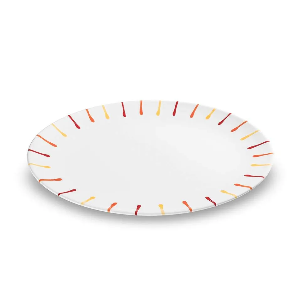 gmundner-keramik-platte-oval-33-x-26-x-2-5-cm-dekor-landlust-handgemacht-in-ster image 1