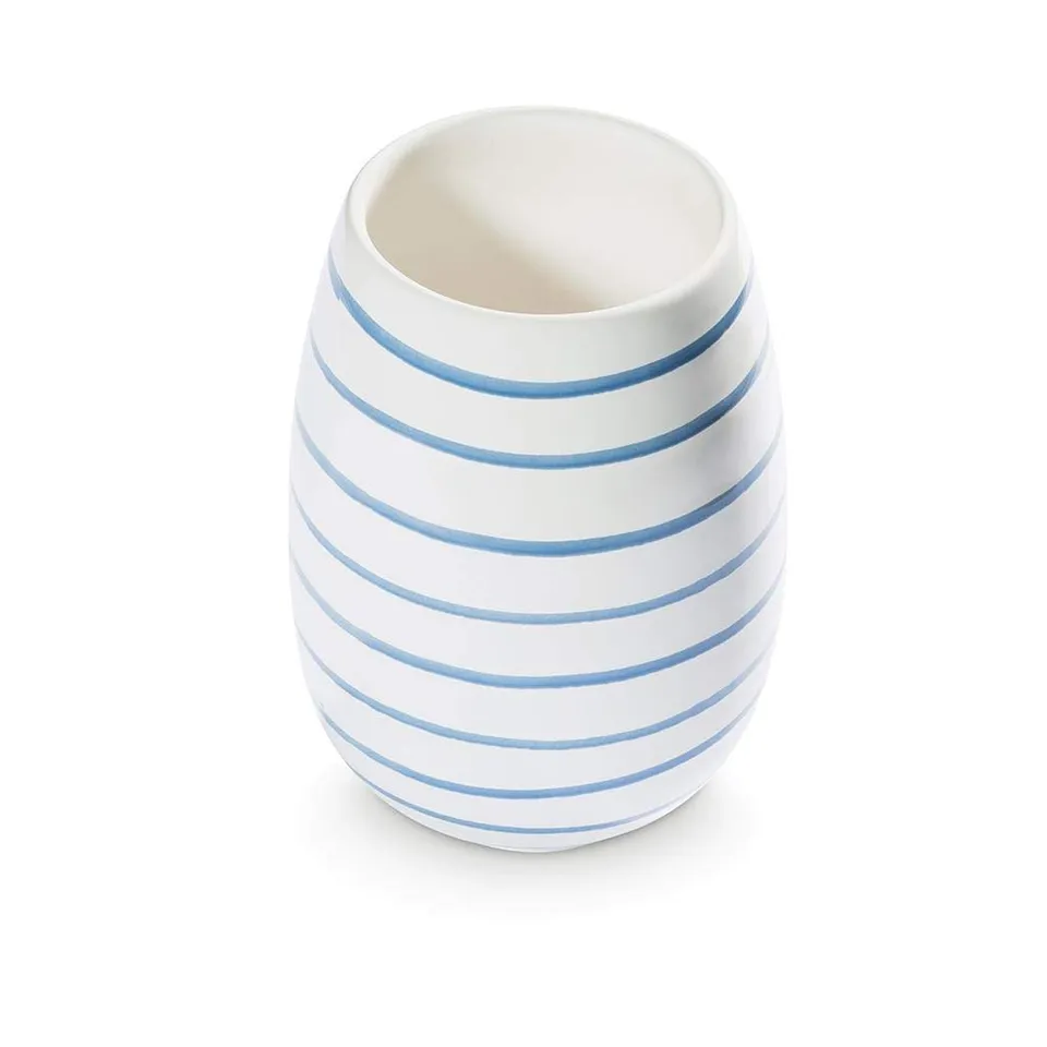 gmundner-keramik-blaugeflammt-vase-15-cm-8-cm-keramikvase-handgemacht-in-sterrei image 1