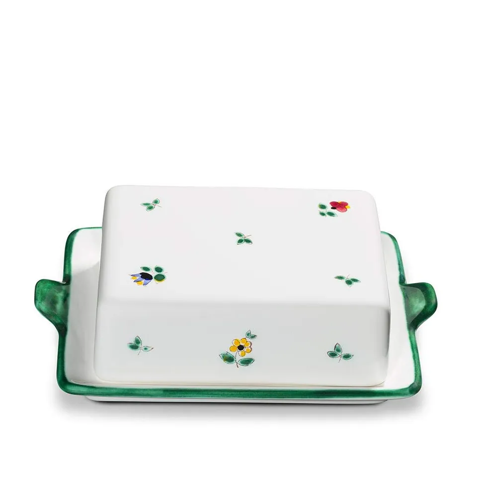 gmundner-keramik-streublume-butterdose-20-5-x-14-5-x-5-7-cm image 1