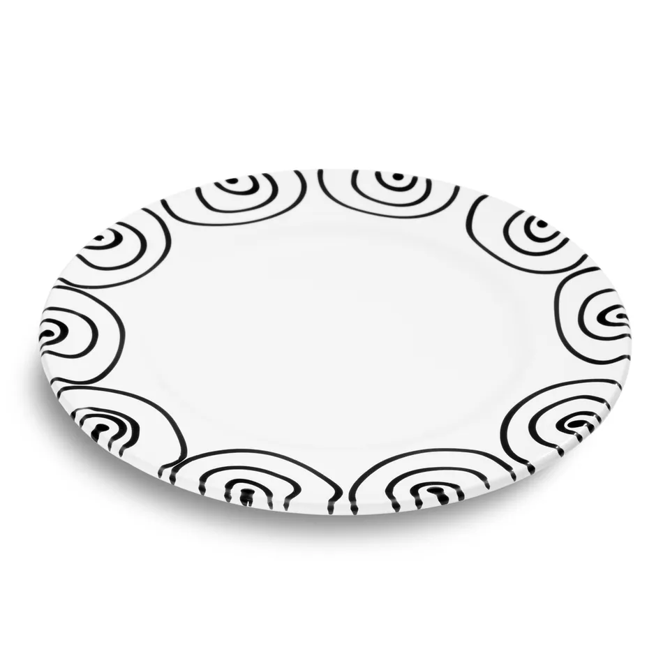 gmundner-keramik-schwarzgeflammt-speiseteller-gourmet-27-cm-93-handgemacht-in-92 image 1
