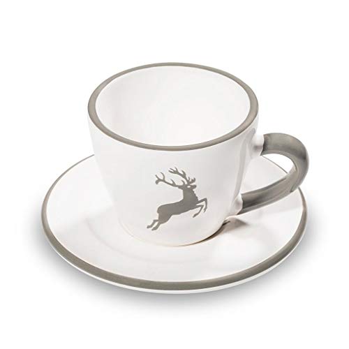 gmundner-keramik-grauer-hirsch-espresso-for-you-gourmet-geschirrset-tasse-untert image 5