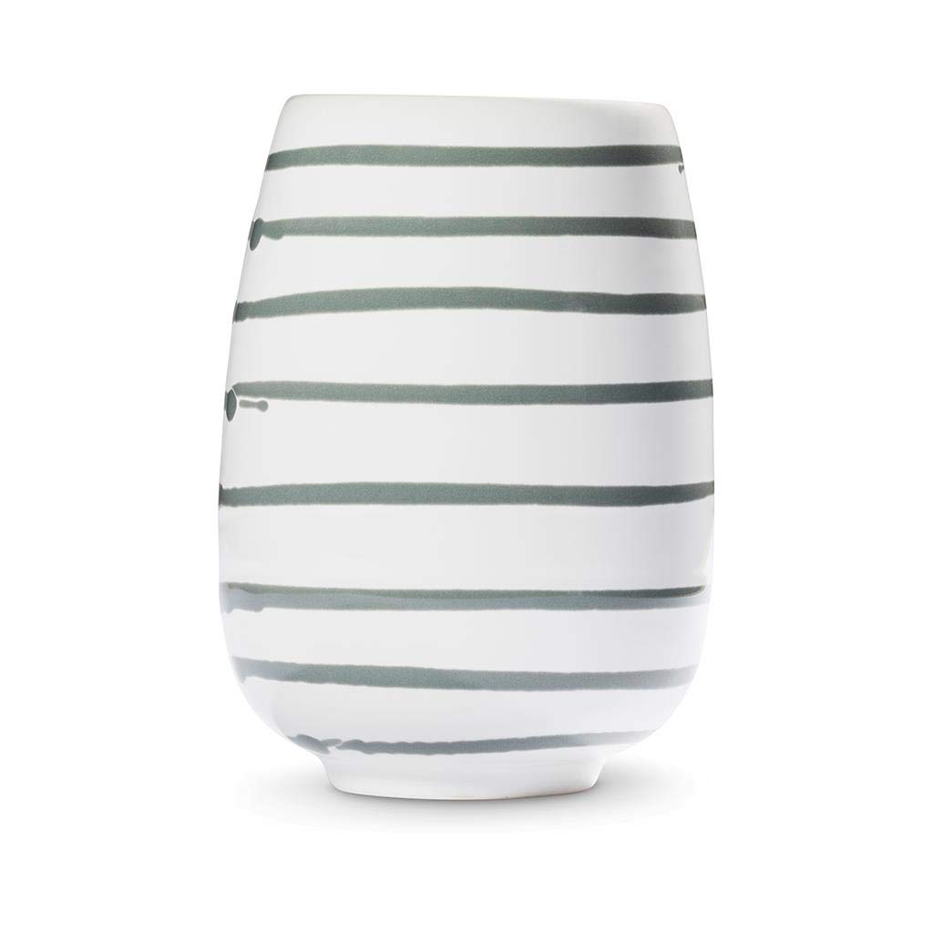 gmundner-keramik-vase-11-cm-graugeflammt image 2