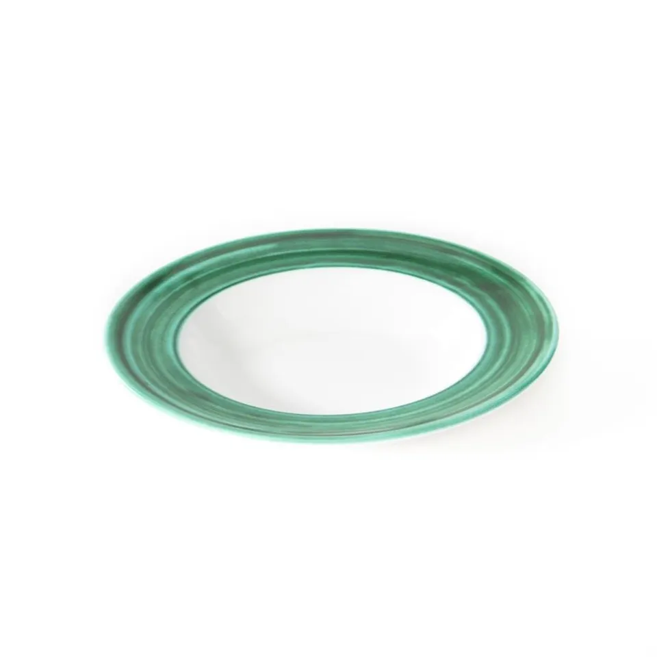 gmundner-keramik-gourmet-suppenteller-24-cm-variation-gr-n image 1