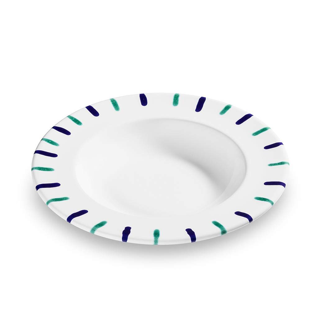 gmundner-keramik-suppenteller-gourmet-24-cm-traunsee-2-geschirr-handgemacht-in-d image 1