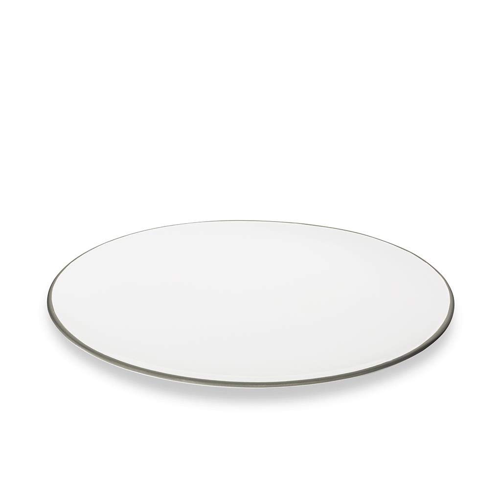 gmundner-keramik-platte-oval-28-x-21-cm-grauer-rand image 1