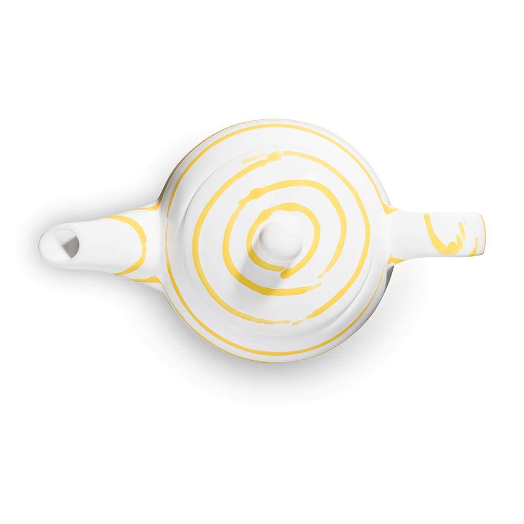 gmundner-keramik-teekanne-glatt-0-5-liter-gelbgeflammt image 3