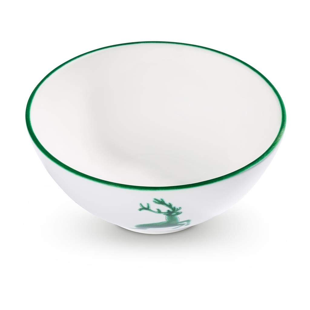 gmundner-keramik-sch-ssel-17-cm-gr-ner-hirsch image 1