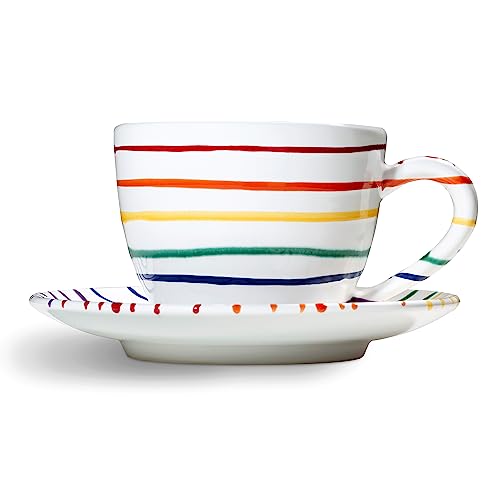 gmundner-keramik-teetasse-maxima-0-4-l-mit-unterteller-regenbogen image 7