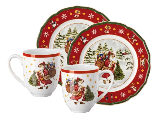 hutschenreuther-happy-wintertime-red-set-4-teilig image 1